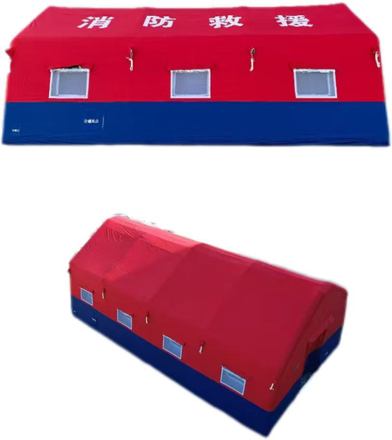 Fire-fighting inflatable tent