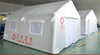 White sanitary medical tent